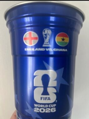 🏴󠁧󠁢󠁥󠁮󠁧󠁿 England x 🇬🇭 Ghana FIFA World Cup Blue Commemorative Cup Authentic